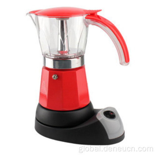 Italy Moka Coffee Maker 6 Cups Color 6 cups Electric moka coffee maker Supplier